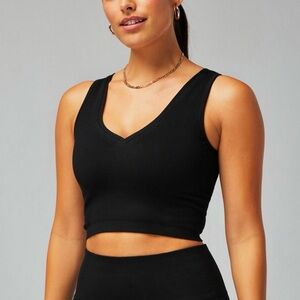 Fabletics Cloud Seamless V-Neck Crop Tank